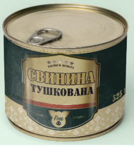 Свинина тушкована ЧЕРКАСЬКИЙ М'ЯСОКОМБІНАТ, 525г